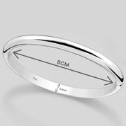 Classic Silver Bangle <br>925 Sterling Silver